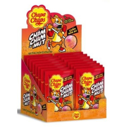 Chupa Chups Lollipop Strawberry With Chilli Salt - Pack of 16 Sachets x 8g 