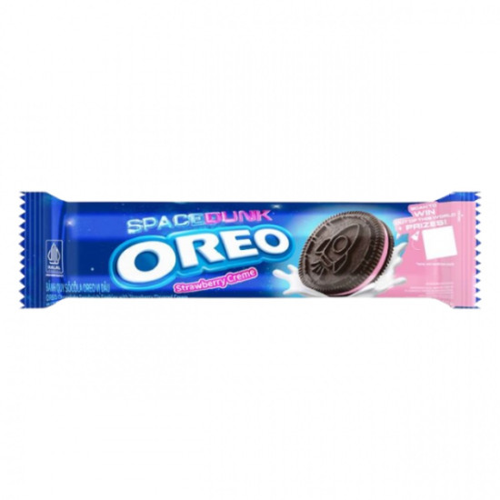 Oreo Sandwich cookies Strawberry Cream Flavour - Pack of 24 x 110.4g