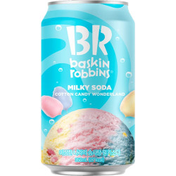 Baskin Robbins Cotton Candy Milky Soda - Pack of 24 x 350ml