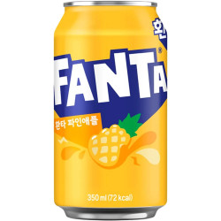 Korean Fanta Pineapple - Pack of 24 x 350ml