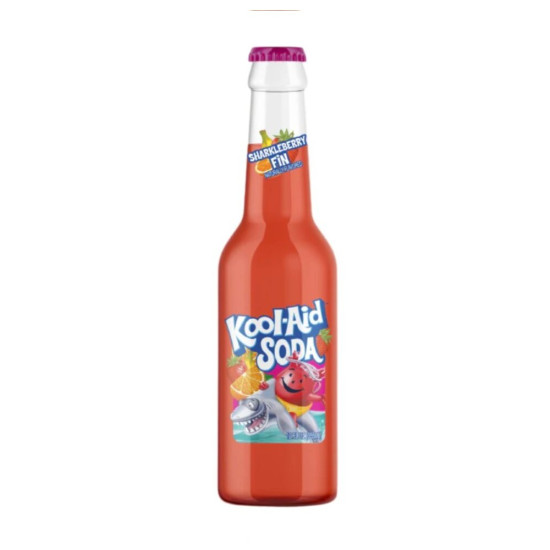 Kool Aid Sharkleberry Soda - Pack of 12 x 12oz