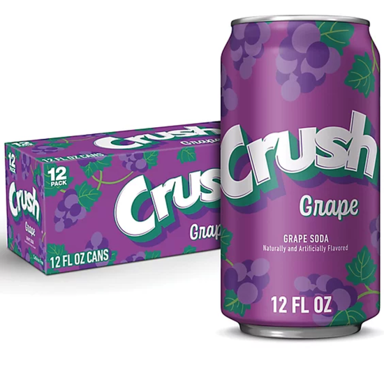 CRUSH GRAPE 12OZ / 12PCS Soda image