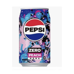 Pepsi Seasonal Zero Sugar Peach Flavour - Pack of 24 x 355ml
