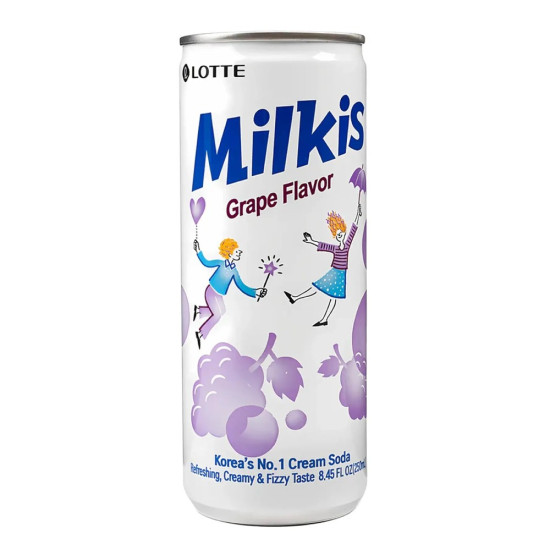 Milkis Cream Soda Yogurt Grape Flavour - Pack of 30 x 250ml