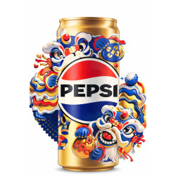 Pepsi Gold Mini Can New Year Edition - Pack of 24 x 235ml
