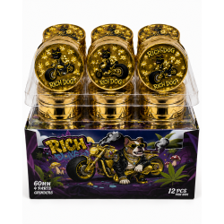 4Part Plastic Grinder Rich Dog, Item code SMK - 4294 - Pack of 12  