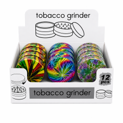 Metal Grinder Assorted Colour & Design, Item Code SMK - 2610 - Pack of 12