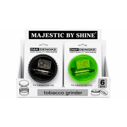 D&K XL GRINDER SET WITH METAL PIPE & SILVER SCREEN,ITEM CODE - SMK-2832, PACK OF 12