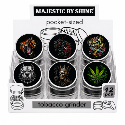 Metal Grinder Assorted Design, Item Code SMK - 2368, Pack of 12 