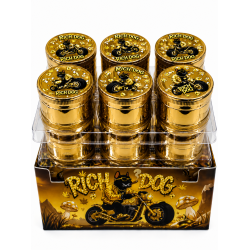 5Part Plastic Grinder Rich Dog, Item code SMK - 4300 - Pack of 12  
