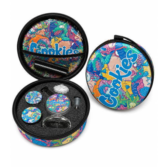 Smoking Gift Set Round, Item No SMK-4515, Assorted Colours & Design