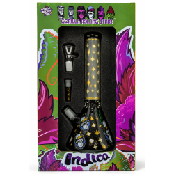 Glass Bong Large Printed, Item Code SMK- 4492 - Assorted Colour & Design 