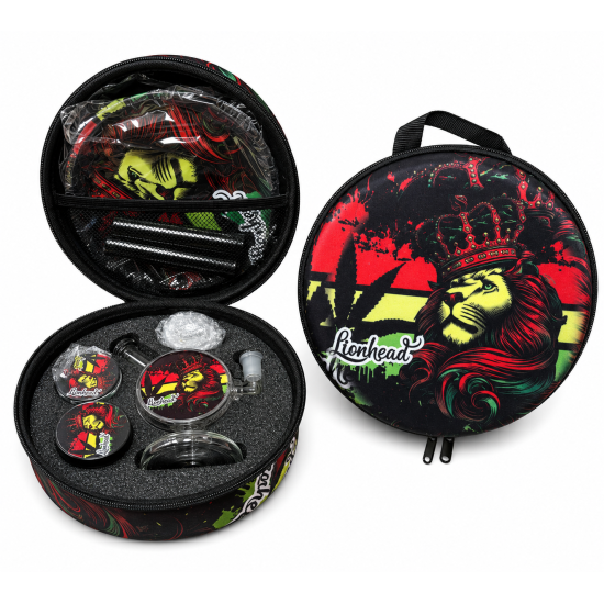 Smoking Gift Set Round, Item No SMK-4515, Assorted Colours & Design