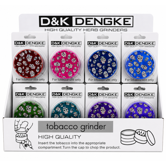 D&K Plastic Grinder Assorted Colour, Item Code - SMK - 2726 Pack OF 24