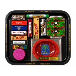 Raw Tray Set Large Size Black Colour - Pack of 1 