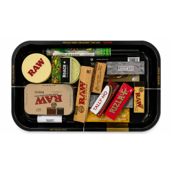 Raw Tray Set Medium Size Black Colour - Pack of 1 
