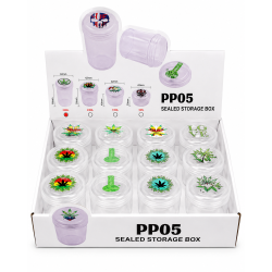 Plastic Storage Jar, Capacity - 50ml, Item Code -SMK - 4645, Pack of 12