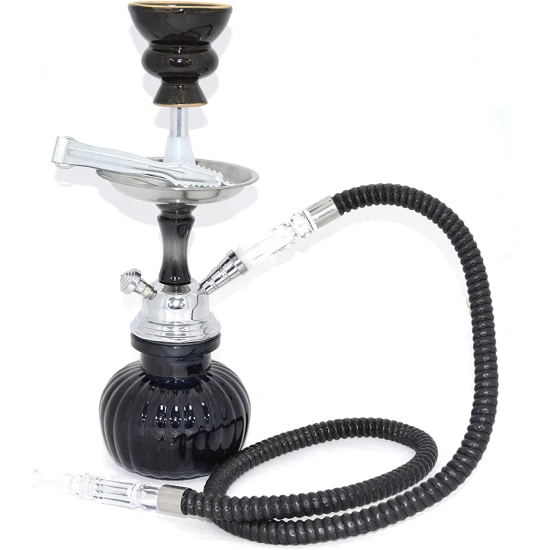 Hookah Small Single Pipe Assorted Colour, Item code PS-146, Pack of 1 
