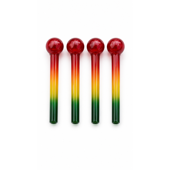 Glass Pipe 3'' Colourful - Pack of 48