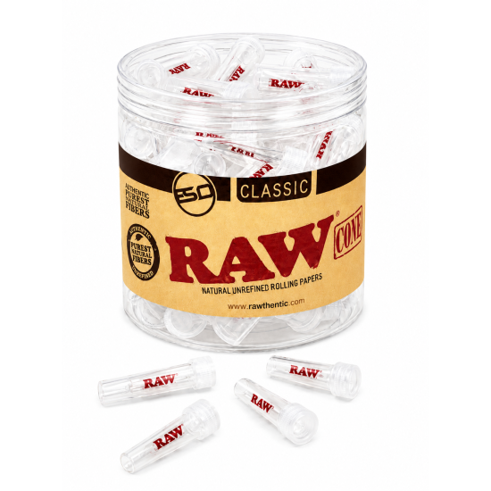 Raw Glass Filter Tips - Pack of 50 