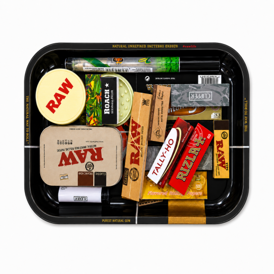 Raw Tray Set Small Size Black Colour - Pack of 1 