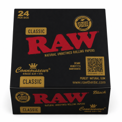 RAW Black Classic King Size Slim Connoisseur 