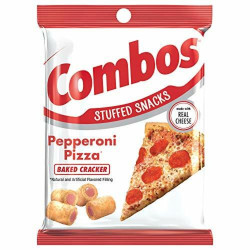 Combos Peperoni Pizza Cracker - Pack of 12 x 6.3oz