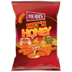 Herr's Honey Cheese Curls - Pack of 42 x 1oz