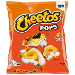 Cheetos Pops Corn Cheese Flavour - Pack of 15 x 65g