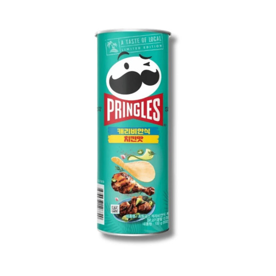 Korean Pringles Caribbean Spiced Chicken Flavour - Pack of 12 x 100g