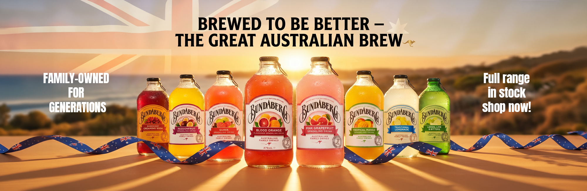 The Great Australian Brew Bundaberg in stock