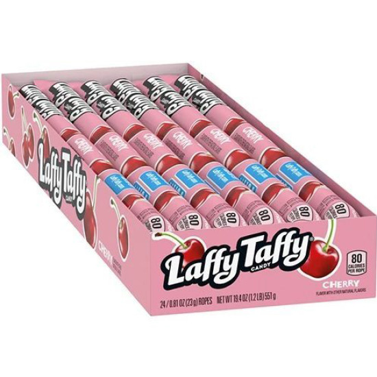 LAFFY TAFFY CHERRY ROPE .81OZ/ 24PCS image
