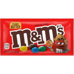 M&M'S PEANUT BUTTER 1.63OZ/ 24PCS