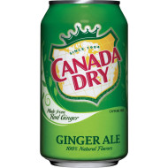 CANADA DRY GINGER ALE 12OZ/12PCS 