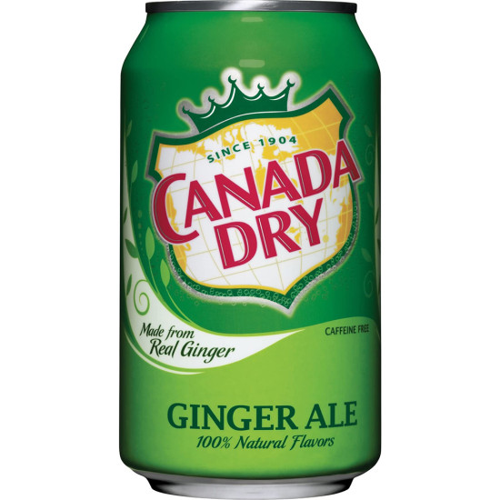 CANADA DRY GINGER ALE 12OZ/24PCS Soda image