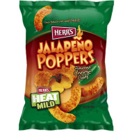 HERR'S JALAPENO POPPER CHEESE CURLS 6oz/12pc