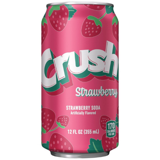 CRUSH STRAWBERRY CANS 12OZ / 12CS Soda image