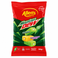 Allen's Mountain Dew Chews - Pack of 12 x 150g 