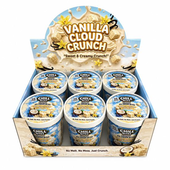Freeze Dried Coconut Cubes Vanilla  - Pack of 24 x 50g  