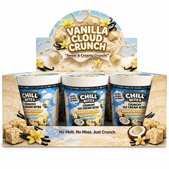 Freeze Dried Coconut Cubes Vanilla  - Pack of 24 x 50g  