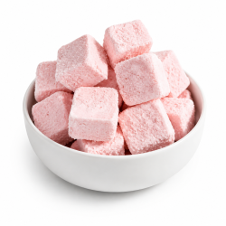 Freeze Dried Coconut Cubes Strawberry  - Pack of 24 x 50g  