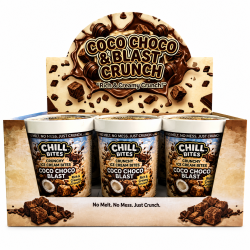 Freeze Dried Coconut Cubes Chocolate  - Pack of 24 x 50g  