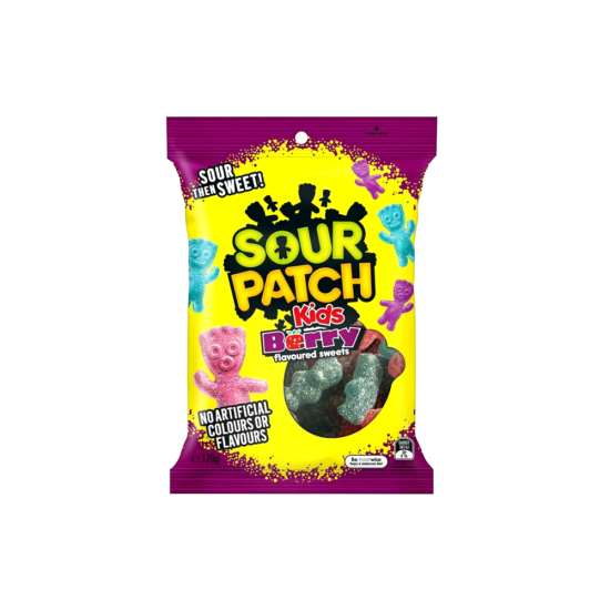 Sour Patch Kids Berry Flavour - Pack of 12 x170g