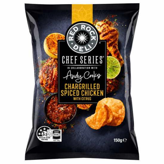 Red Rock Deli Chargrilled Spiced Chicken - Pack of 12 x 150g