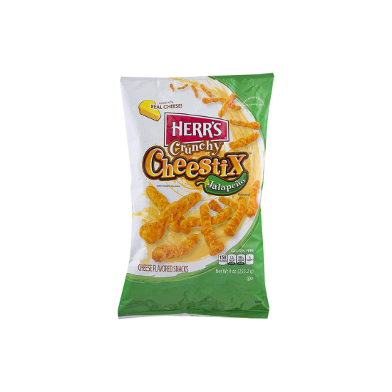Herr's Jalapeno Crunchy Cheese Stix  - Pack of 42 x 1oz