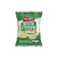 Herr's Sour Cream & Onion chips - Pack of 42 x 1oz 