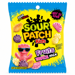 Sour Patch Fruits Tropical Mix - 3.08oz x 12
