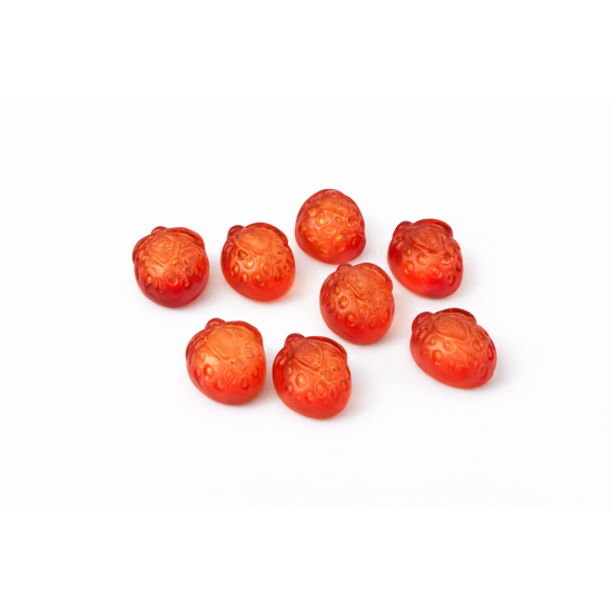 Peel Me Gummies Peelers 65g/24 bags-STRAWBERRY Flavour Peg Bags, Jellies, Candies image