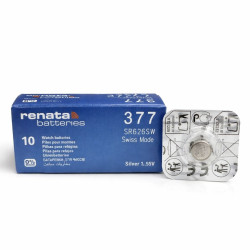 Renata Batteries 377 SR626SW  - Pack of 10 