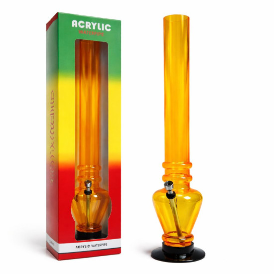 Acrylic Large Plain Waterpipe 55cm - Assorted Colour